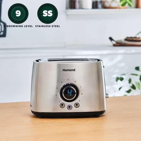 Breadfast 1502UK With 2 Wide Slots Toaster - Image 3