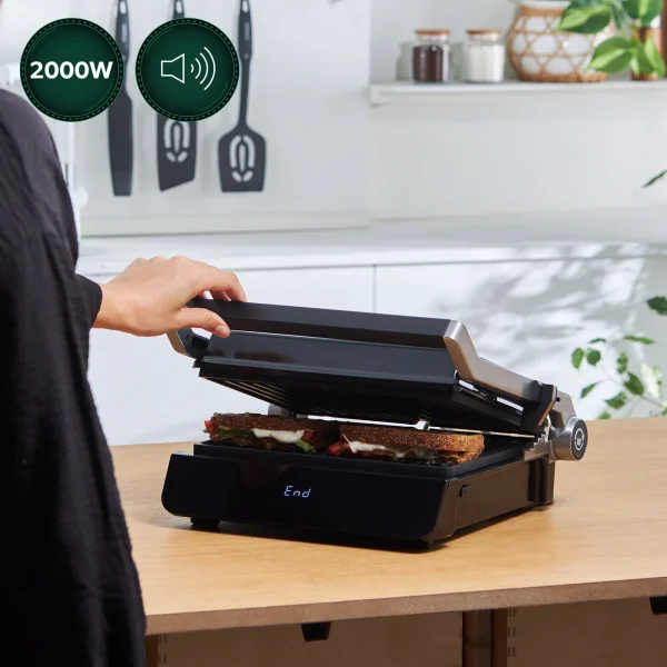 Grilliant 1343UK Glass Surface, 5 Pre-Programmed Talking Grill - Image 3
