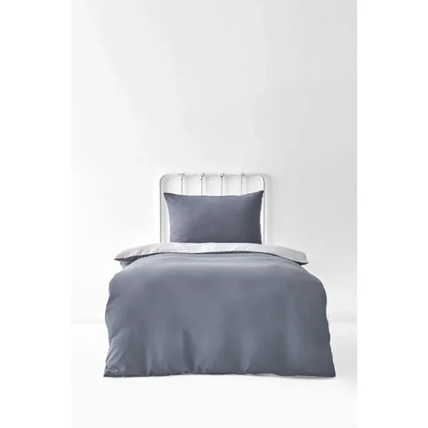 Duvet Cover Set, Single, Light & Dark Grey