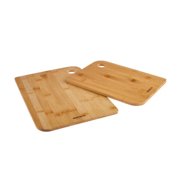 Azur 2-Piece Bamboo Chopping Board, Wood