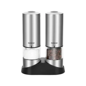 Grindgo 6003UK Electric Salt and Pepper Rechargeable Grinder Set